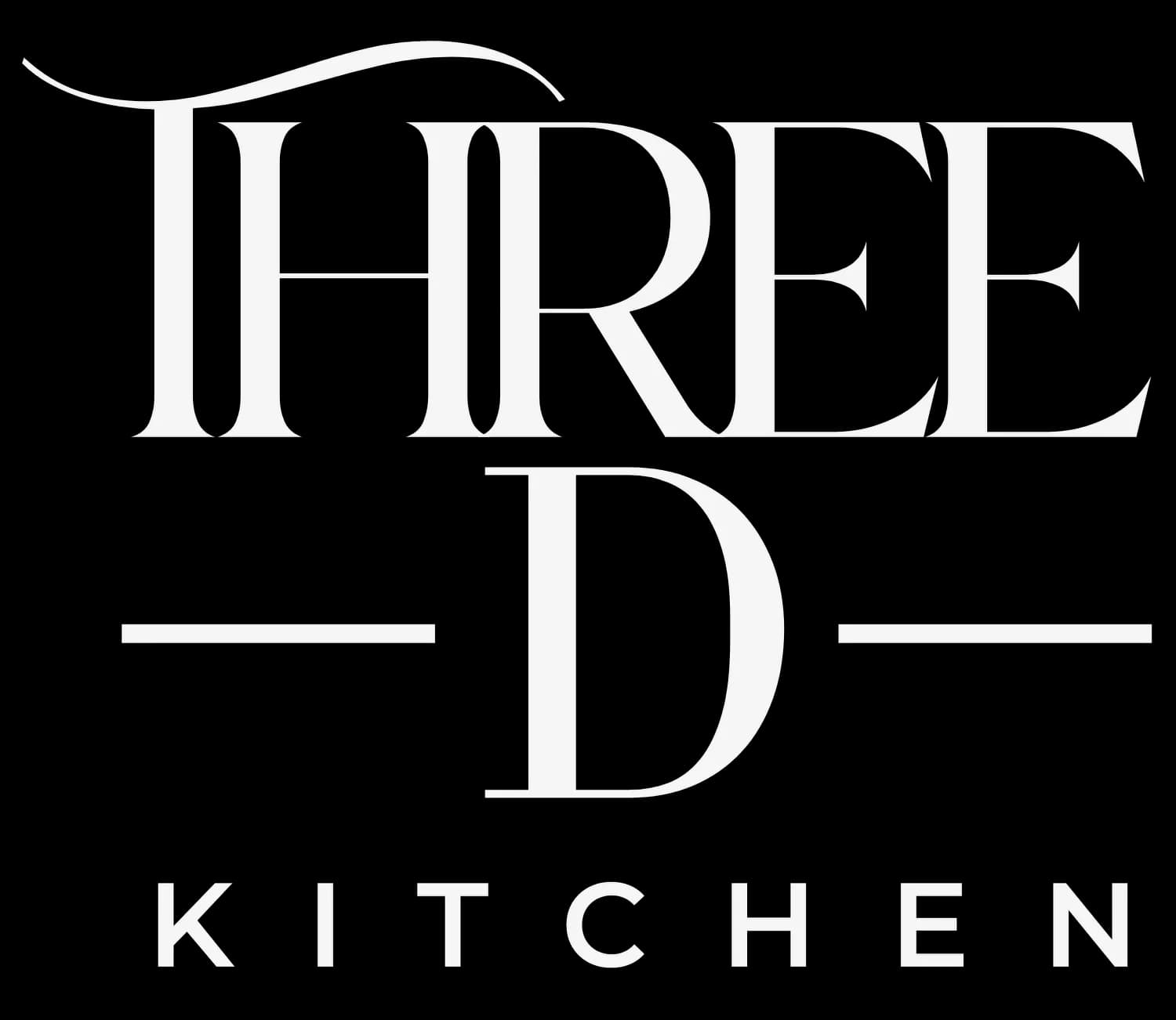 Three D Kitchen Logo
